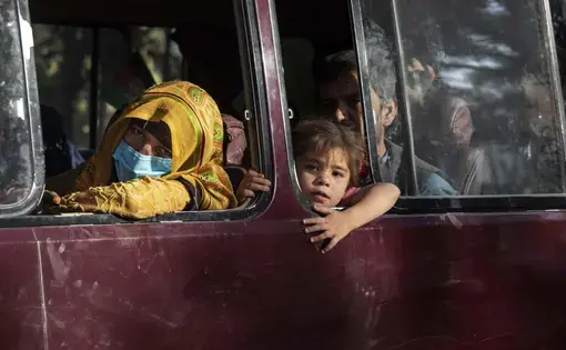 young girl in Afghanistan