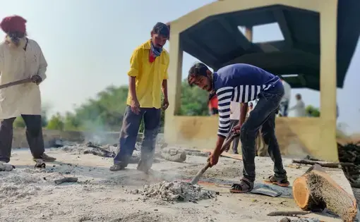 cremation in India