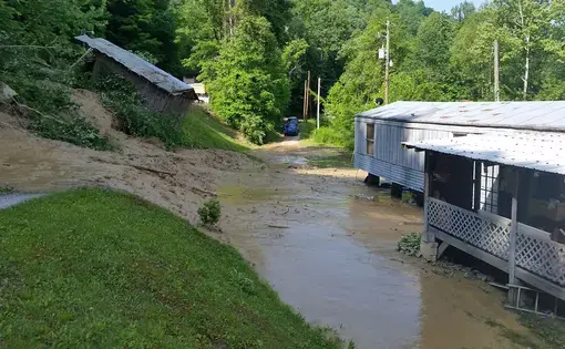 landslide in Kentucky