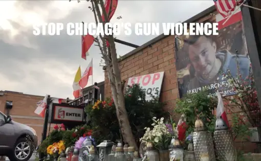 image from student film about gun violence in Chicago