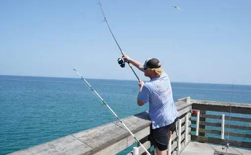Man fishing