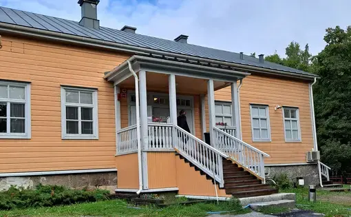 orange house