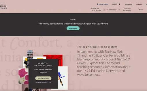 Screenshot of new webportal