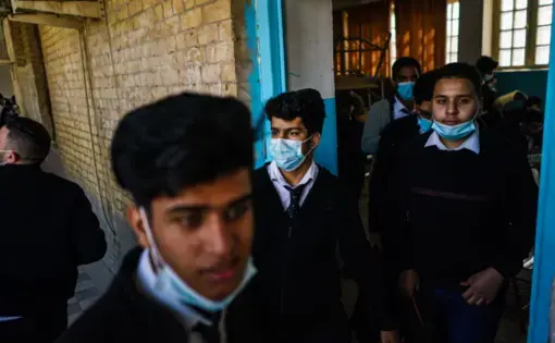 Men in masks
