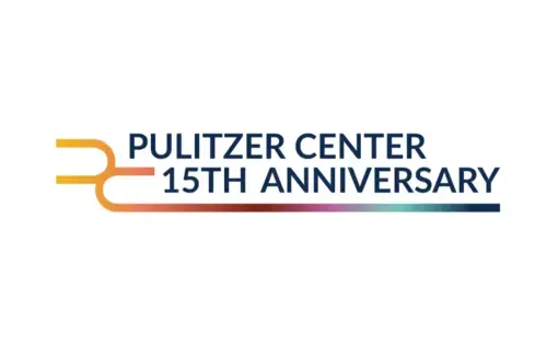 logo for the Pulitzer Center's 15th anniversary celebration