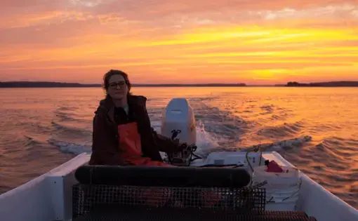 Amanda Moeser of Lanes Island Oysters