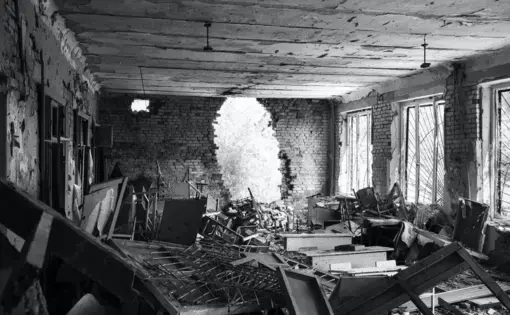 Broken house
