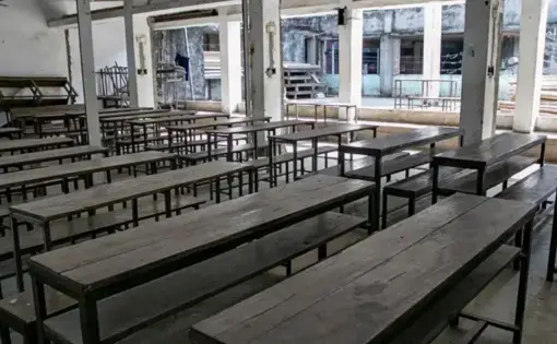 empty classroom