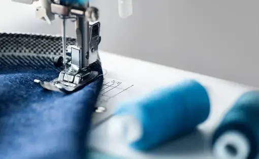 Blue jean sewing
