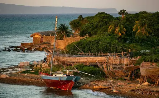 boat on the coast