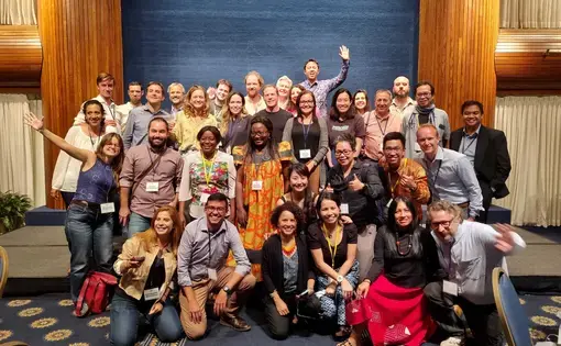 Participants at the Pulitzer Center Climate Conference