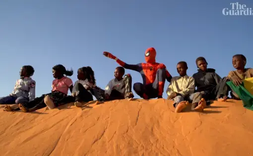 "The 'Spider-Man' of Sudan" film screenshot
