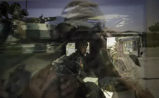 Afghan National Army soldiers in Kabul