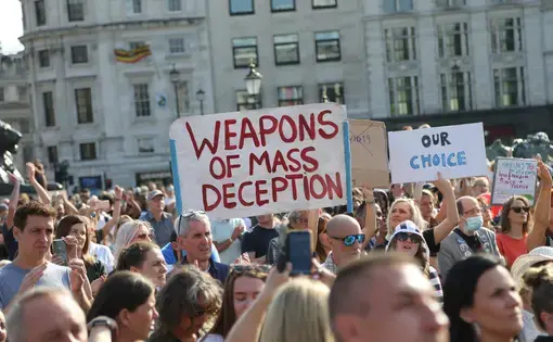 Anti-mask and -lockdown protest