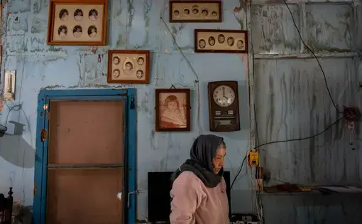 A woman in her traditional Mexican home