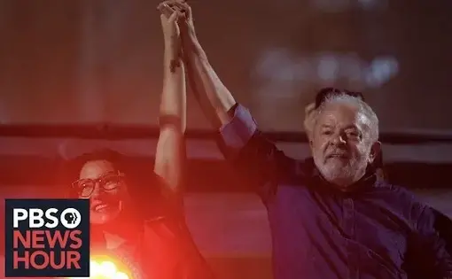 "Brazil's former leftist leader 'Lula' defeats incumbent far-right President Bolsonaro" Youtube video thumbnail