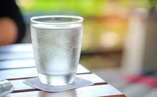 glass of water