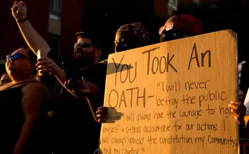 Protest sign