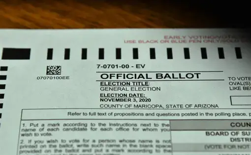 Maricopa County Ballot