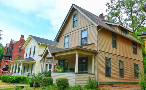 A suburban home.
