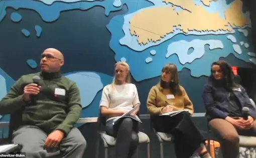 a panel discussion on sea level rise in Maine