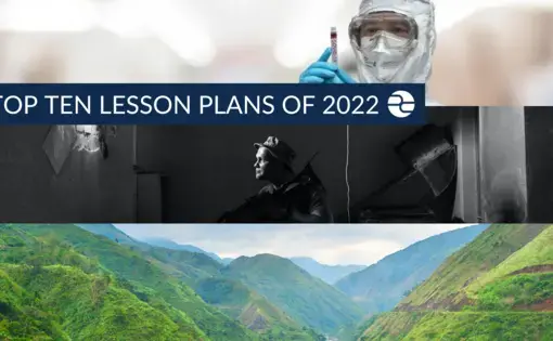 Top ten lesson plans of 2022 graphic