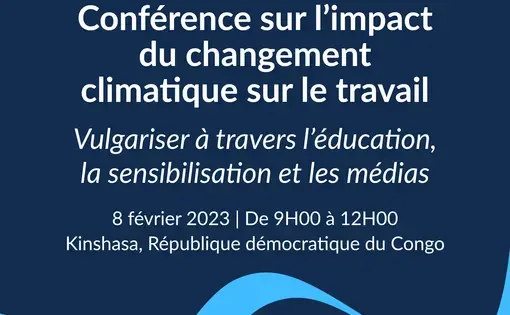 DRC Climate and Labor conference announcement (french)