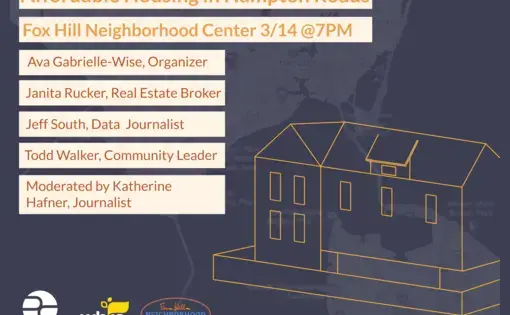 Affordable Housing in Hampton Roads Promotional Poster