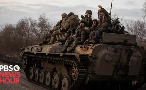 military tank in Ukraine video thumbnail