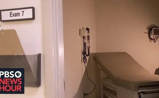 a hospital bed