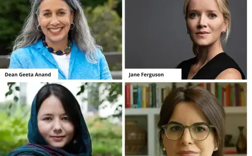Dean Geeta Anand, Jane Ferguson, Zahra Joya, Arezou Rezvani