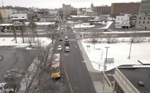 Streets in upstate New York