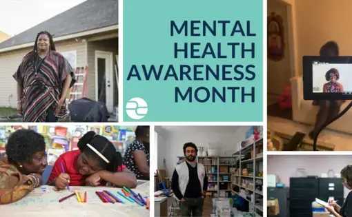Decorative graphic for Mental Health Awareness Month
