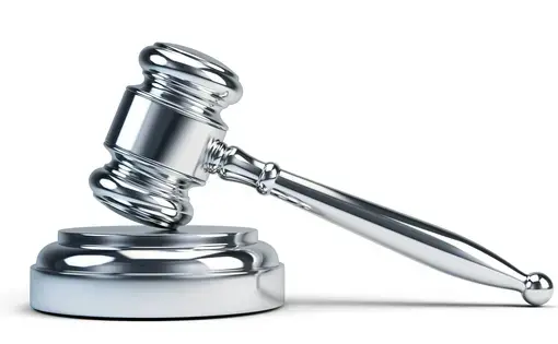 Silver gavel
