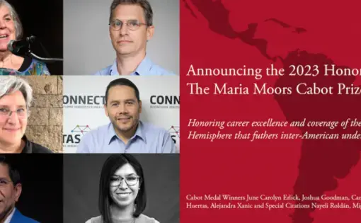 2023 Maria Moors Cabot Prize announcement