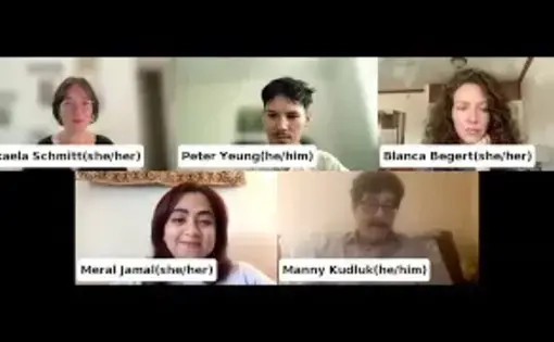 Panelists on Zoom