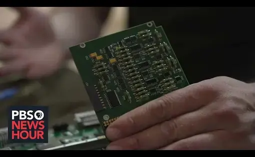 youtube thumbnail showing tech piece of a missile