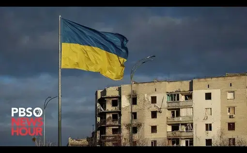 youtube thumbnail of a ukrainian flag