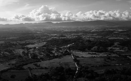 An aerial view of the Montes de María and Pichilín in Colombia’s Sucre region. Image by Ivan Valencia/For The Washington Post. Colombia, 2018.