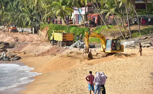 Construction of an International seaport started at Vizhinjam, India by Adani Group in 2016