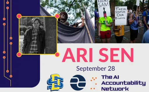 Ari Sen event graphic