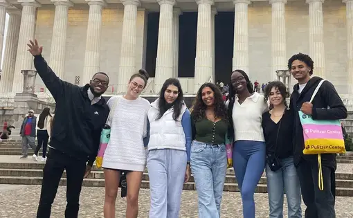 Reporting Fellows at Scavenger Hunt