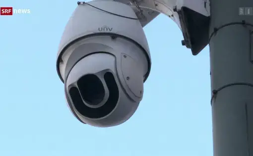 A street camera used for facial recognition