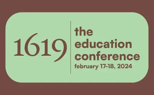 1619 education conference graphic