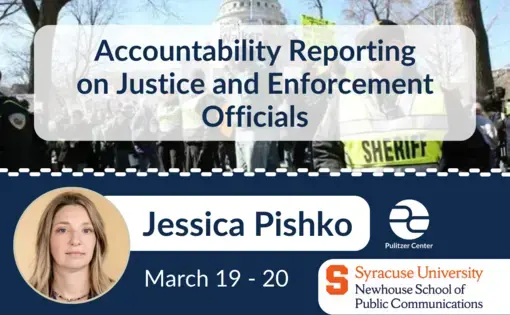 Jessica Pishko: Accountability Reporting  on Justice and Enforcement Officials
