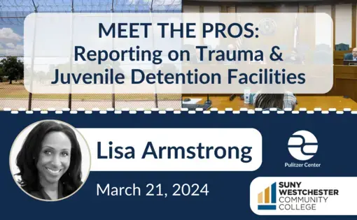 Lisa Armstrong - MEET THE PROS: Reporting on Trauma &amp;  Juvenile Detention Facilities