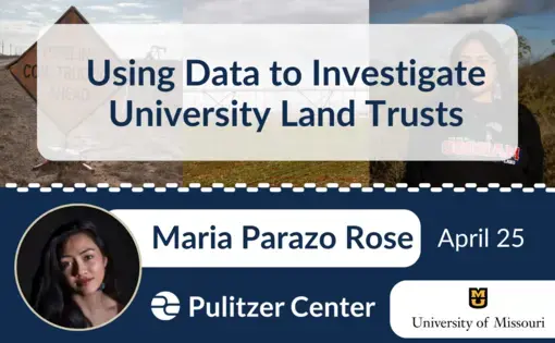 Using Data to Investigate University Land Trusts: Maria Parazo Rose at University of Missouri April 25