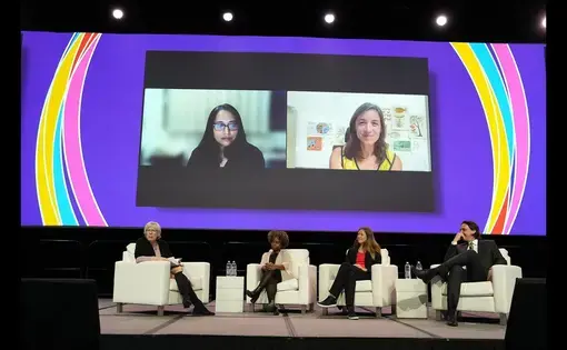 Youtube thumbnail of stage at the AAAS plenery session