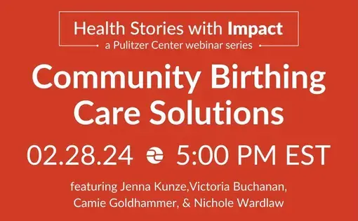 "Community Birthing Care Solutions" webinar