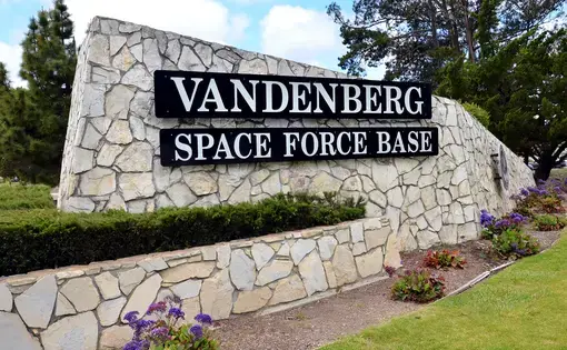 Vandenberg space force base entrance